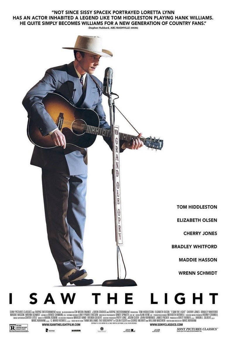 I Saw The Light, the movie about Hank Williams.